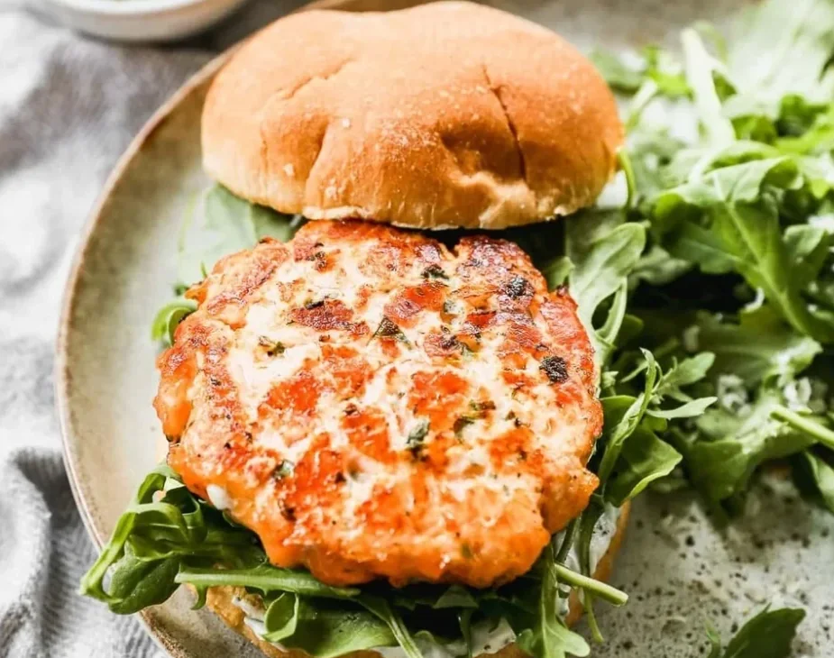 Healthy Salmon Burgers GF/DF